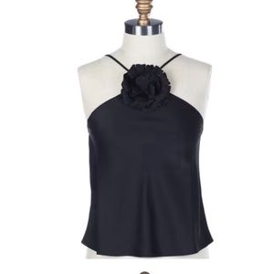 NWT! BLACK HALTER TOP